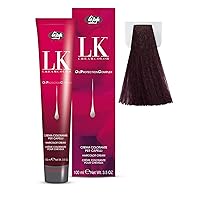 LK Oil Protection Complex Hair Color Cream, 100 ml./3.38 fl.oz. (3/85 - Dark Violet Red Brown)
