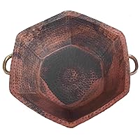 Copper Hexagon Foot Massage Pedicure Bowl Tub