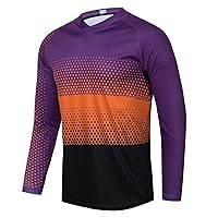 Youth Mountain Bike Shirts Cycling Jersey for Girls Boys Long Sleeve MTB Child Quick Dry Bicycle Downhill BMX Shirts Tops