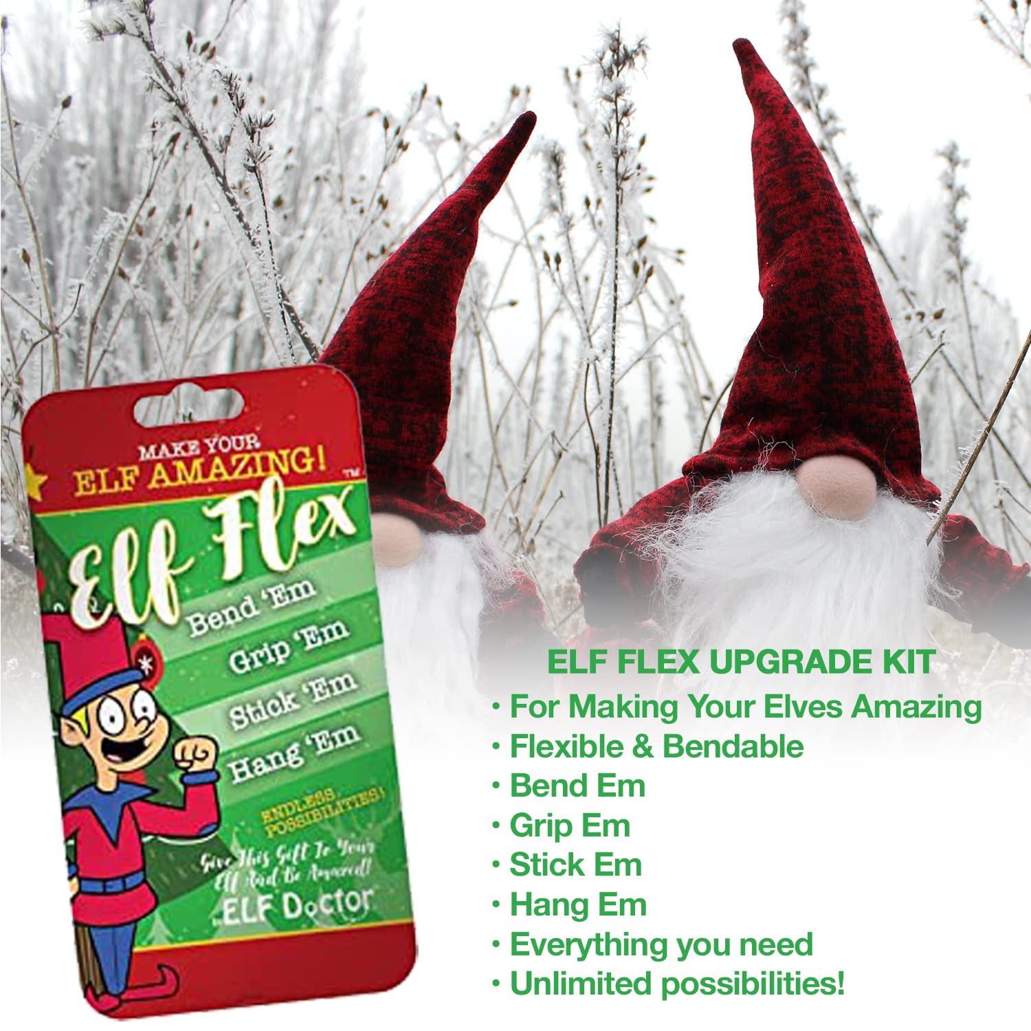 Elf Doctor Elf Flex Upgrade Kit for Making Your Elves Amazing, Flexible & Bendable