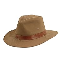 Dorfman Hat Co. Men's Twill Outback Hat
