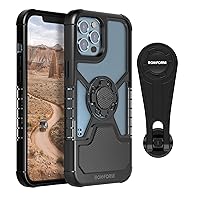 Rokform - iPhone 12 Pro Max Crystal Case + Pro Series Bike Phone Mount