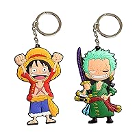 One Piece Keychain (Set of 5) Anime Keychains - The Quirky Quest