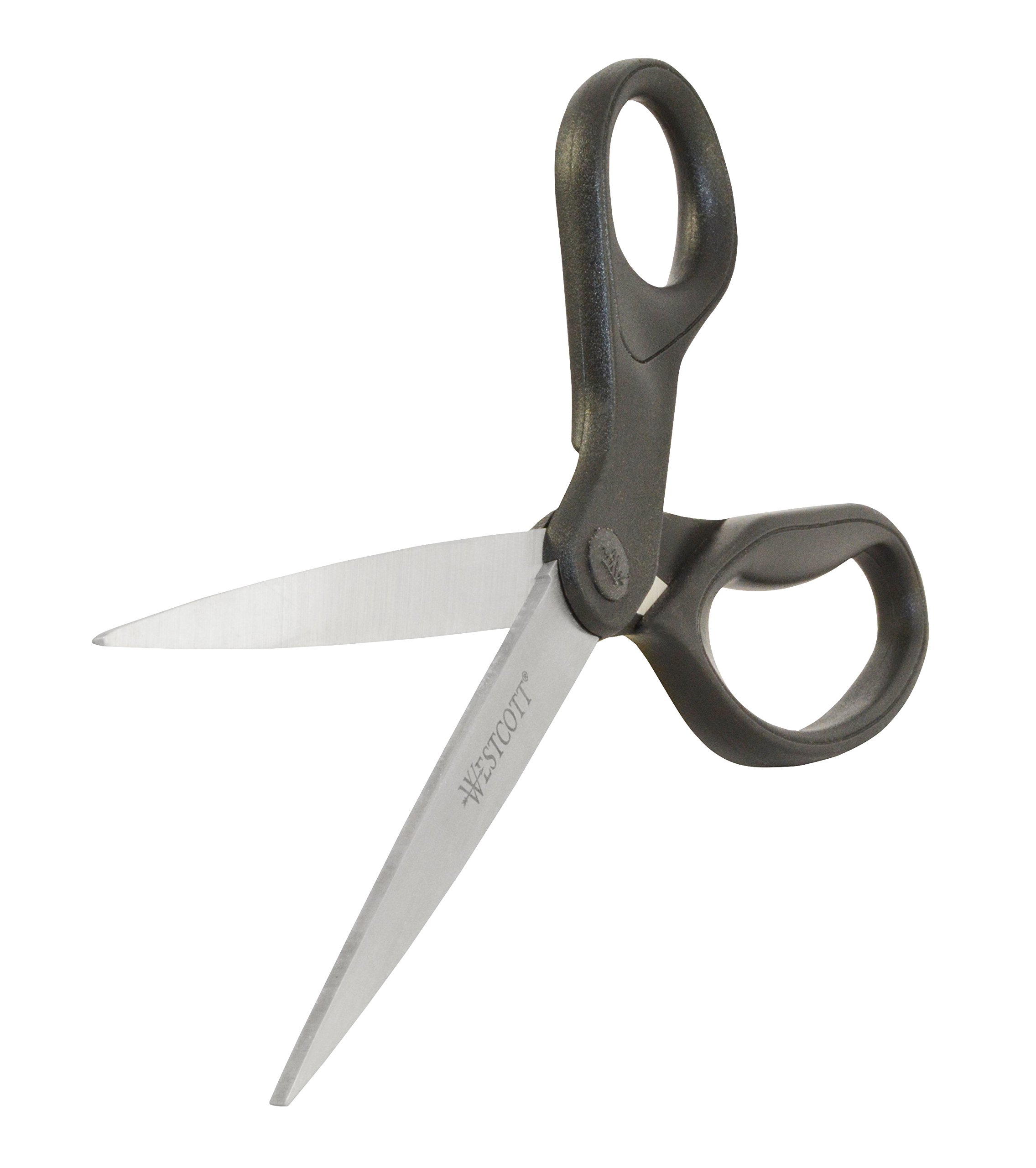 Westcott 16451 8-Inch KleenEarth Recycled Scissors for Office and Home, Black