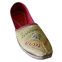 Men's Traditonal Indian Faux Leather with Embroidery Party Shoes