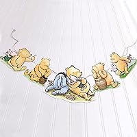 Classic Winnie Banner For The Pooh Baby shower Decorations The Pooh Birthday Banner Winnie and Friends Party Supplies Winnie Theme Party Favor