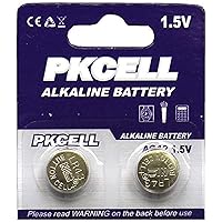 BlueDot Trading AG12 1.5V Alkaline Coin Cell Battery for Watch, Hearing Aid, Calculator, Flashlights, Keyless entry, LR43 SR43 260 386 Batteries, 50 Count