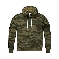 Independent Trading Company Camo Hoodie, Camo Green, X-Small