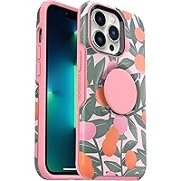 OtterBox + Pop Symmetry Series Case for iPhone 13 Pro (Only) - Non-Retail Packaging - Stay Peachy (Pink Graphic)
