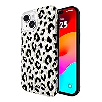 Kate Spade New York iPhone 15 Case/iPhone 14 Case/iPhone 13 Case, Compatible with MagSafe - City Leopard Black