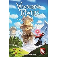 Wandering Towers, Strategy Board Game About Trapping Wizards, Movement, Magic & Spells, Easy to Learn, Ages 10+, 1-6 Players, 30 Mins