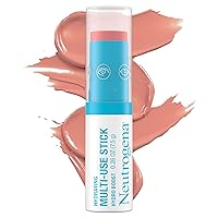 Neutrogena Hydro Boost Hydrating Multi-Use Makeup Stick with Hyaluronic Acid, Gentle Multi-Use Colored Makeup Balm to Brighten Lips, Cheeks & Eyes, Non-Comedogenic, Soft Pink, 0.26 oz