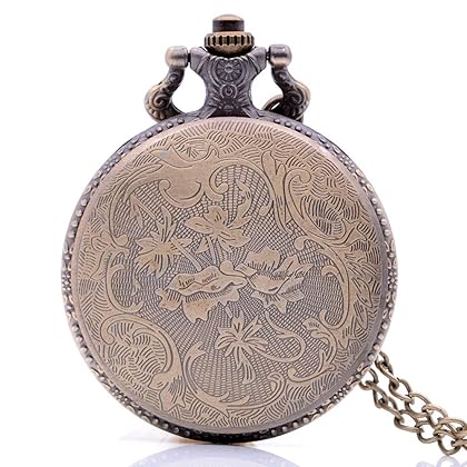 Antique Mens Pocket Watch,Cartoon Pocket Watch, Movie Pocket Watches for Kids, Christmas Birthday Gifts for Boys Girls (Bronze Gryffindor)