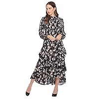 Fashion Veeca Long Sleeve Multi-Layer Dress