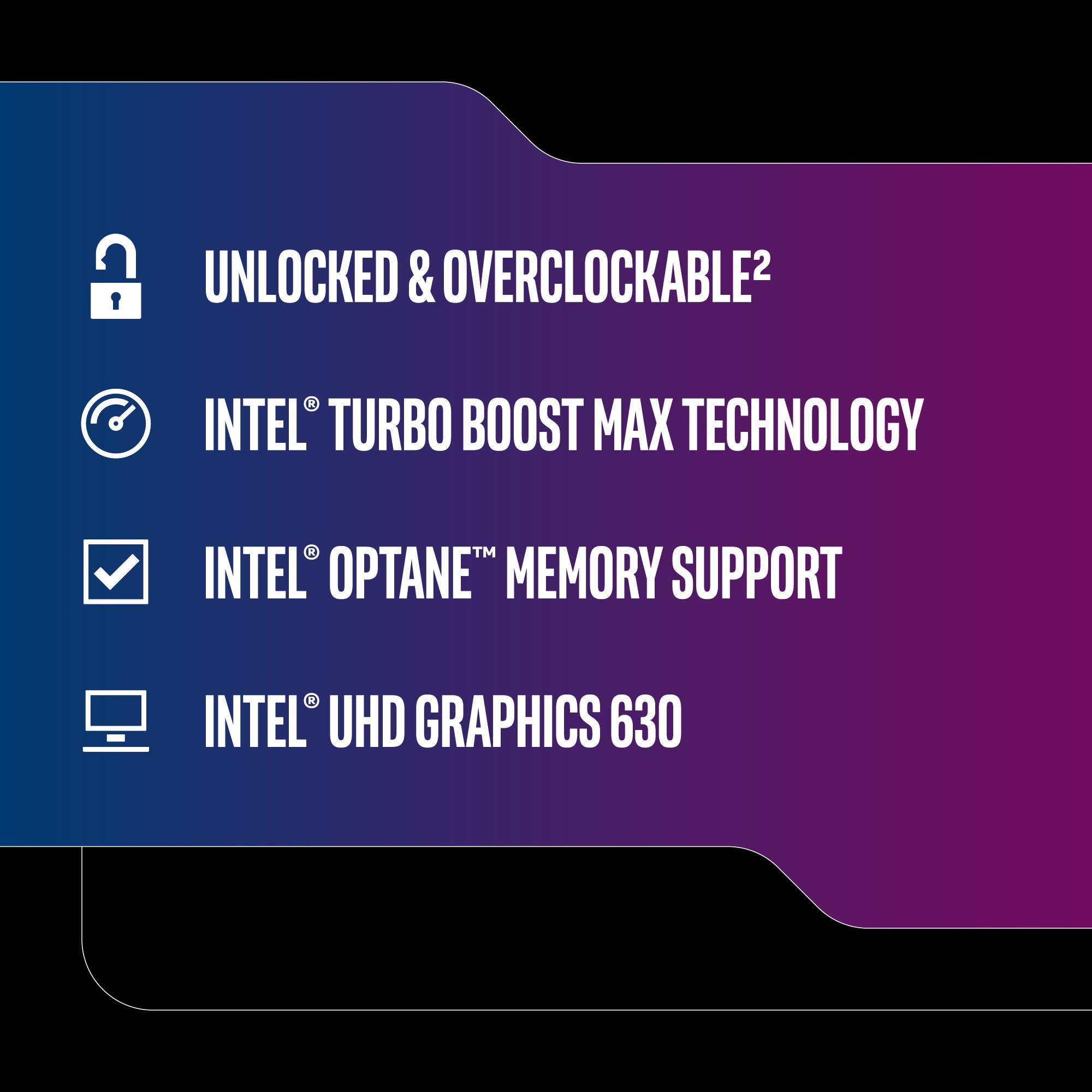 Intel Core i7-9700K Desktop Processor 8 Cores up to 3.6 GHz Turbo unlocked LGA1151 300 Series 95W