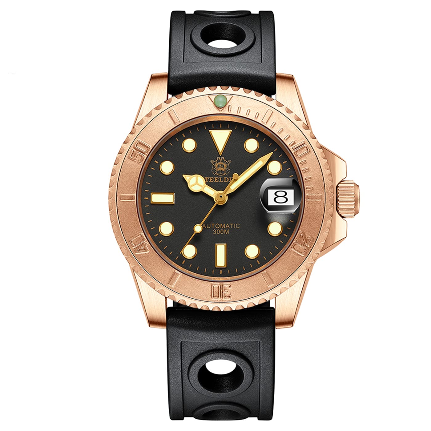 Steeldive SD1953S Bronze Dive Watch BGW9 Blue Lume 20ATM NH35 Mens Automatic Diving Watch
