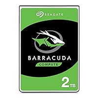 Seagate BarraCuda 2TB Internal Hard Drive HDD – 2.5 Inch SATA 6Gb/s 5400 RPM 128MB Cache for Computer Desktop PC – Frustration Free Packaging (ST2000LM015)