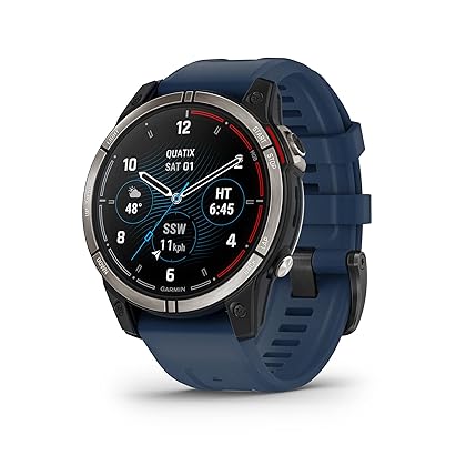 Garmin quatix® 7 Sapphire Edition with AMOLED Display, Marine GPS Smartwatch, Tide Changes and Anchor Drag Alerts, Waypoint Marking