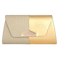 Womens Evening Bag Glitter Envelope Party Prom Clutch Bags