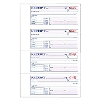 Adams Money and Rent Receipt Book, 3-Part, Carbonless, White/Canary/Pink, 7-5/8