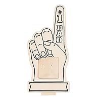 Color Your Own #1 Dad Foam Finger Frame - Crafts for Kids and Fun Home Activities