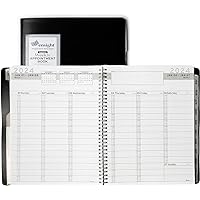 2024 Appointment Book & Planner - Ensight 8.5 x 11 inches, Large Tabbed Daily Hourly Weekly Planner, Calendar and Schedule Book 15-Minute time Slots, Business and Personal Planner Jan 2024 - Jan 2025 (Black)