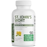 St. John's Wort 700 MG per Serving Hypericum Perforatum Supports a Positive Mood - Non-GMO, 90 Vegetarian Capsules