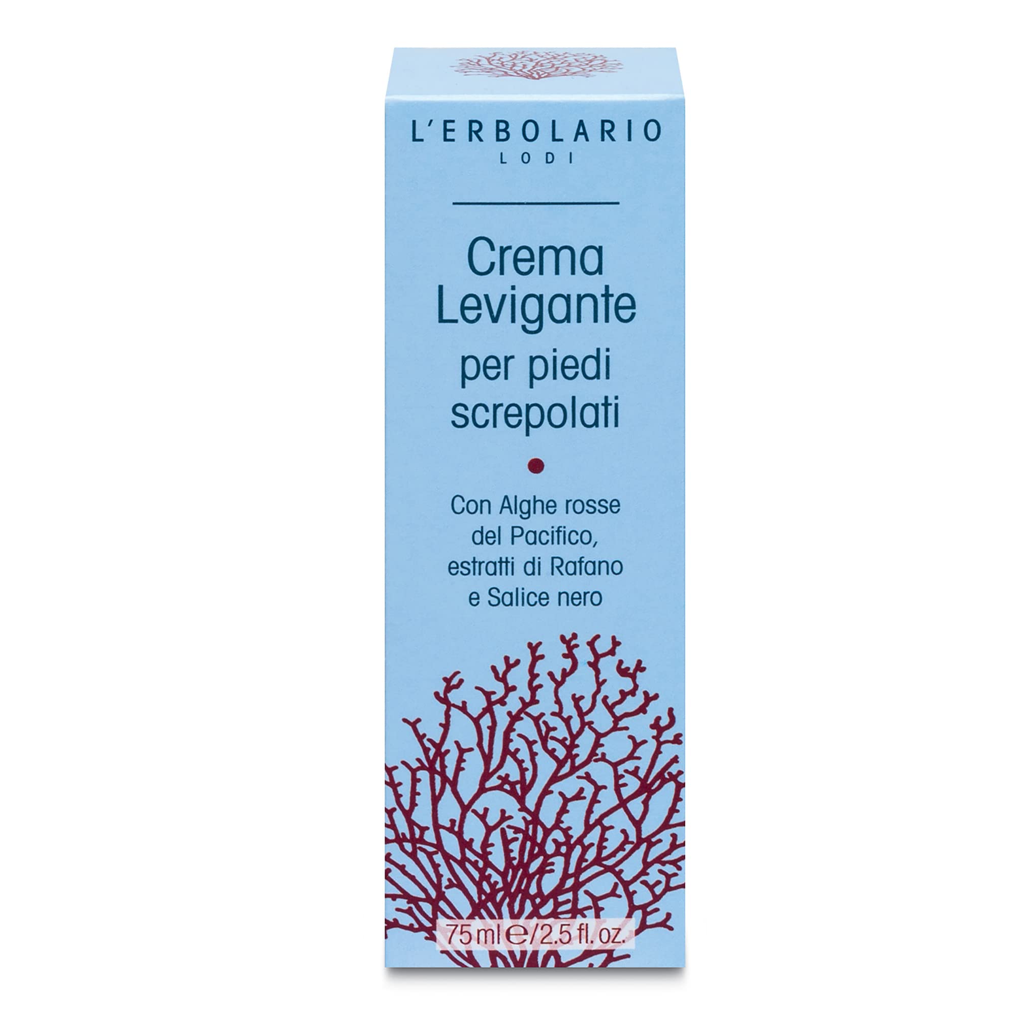 L'Erbolario Smoothing Cream for Dry Feet 2.5 Fl. Oz.