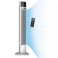 Lasko Xtra Air Oscillating Tower Fan, 4 Speeds, Nighttime Setting, Timer and Remote Control, 48