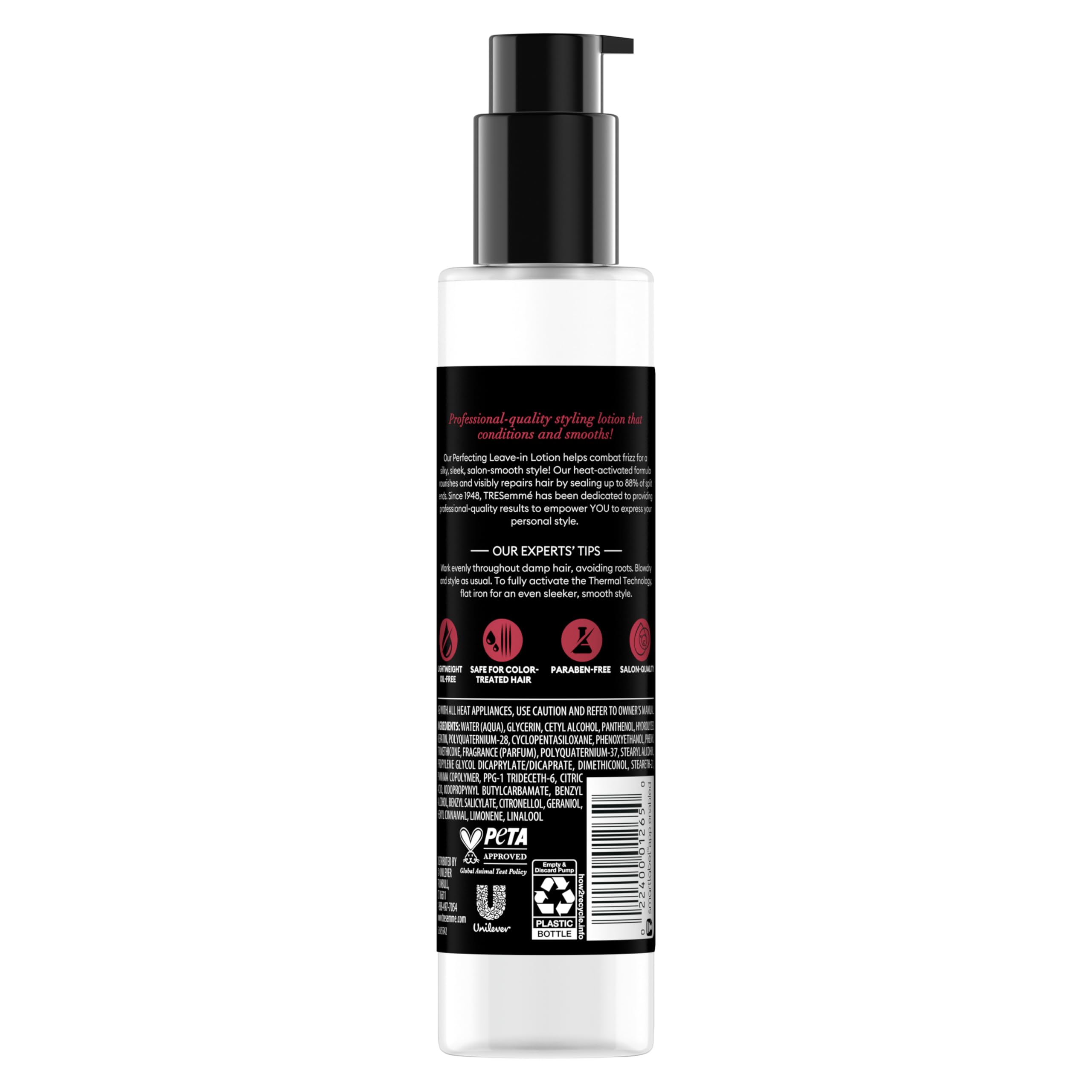 TRESemmé Perfecting Leave-In Lotion Keratin Smooth for Sleek & Shine Weightless 5.7 oz