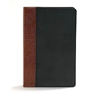 CSB Rainbow Study Bible, Black/Tan LeatherTouch, Indexed CSB Rainbow Study Bible, Black/Tan LeatherTouch, Indexed Imitation Leather