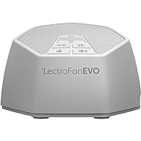 EVO Guaranteed Non-Looping Sleep Sound Machine with 22 Unique Fan Sounds, White Noise Variations, and Synthesized Ocean Sounds, with Sleep Timer