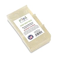 Primal Elements Aloe Soap Base - Moisturizing Melt and Pour Glycerin Soap Base for Crafting and Soap Making, Vegan, Cruelty Free, Easy to Cut - 2 Pound