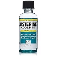 Listerine Adult Antiseptic Mouthwash, Cool Mint, 3.2 Ounce (Pack of 24)