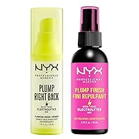 Plump Right Back Plumping Serum & Primer + Makeup Setting Spray, Plump Finish (2-Pack Bundle)