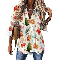 Button Down Shirts for Woman Girls Casual Long Sleeve Blouses Fashion Shirt Hem Blouses Autumn Cloth 2023 V-Neck