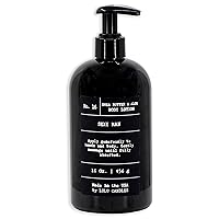 Sexy Man, Moisturizing Body Lotion, Soothing Shea Butter & Aloe, Nourishes Dry Skin With Moisture, No Paraben, Dye Free, Non-Greasy - 16 Fl. Oz.