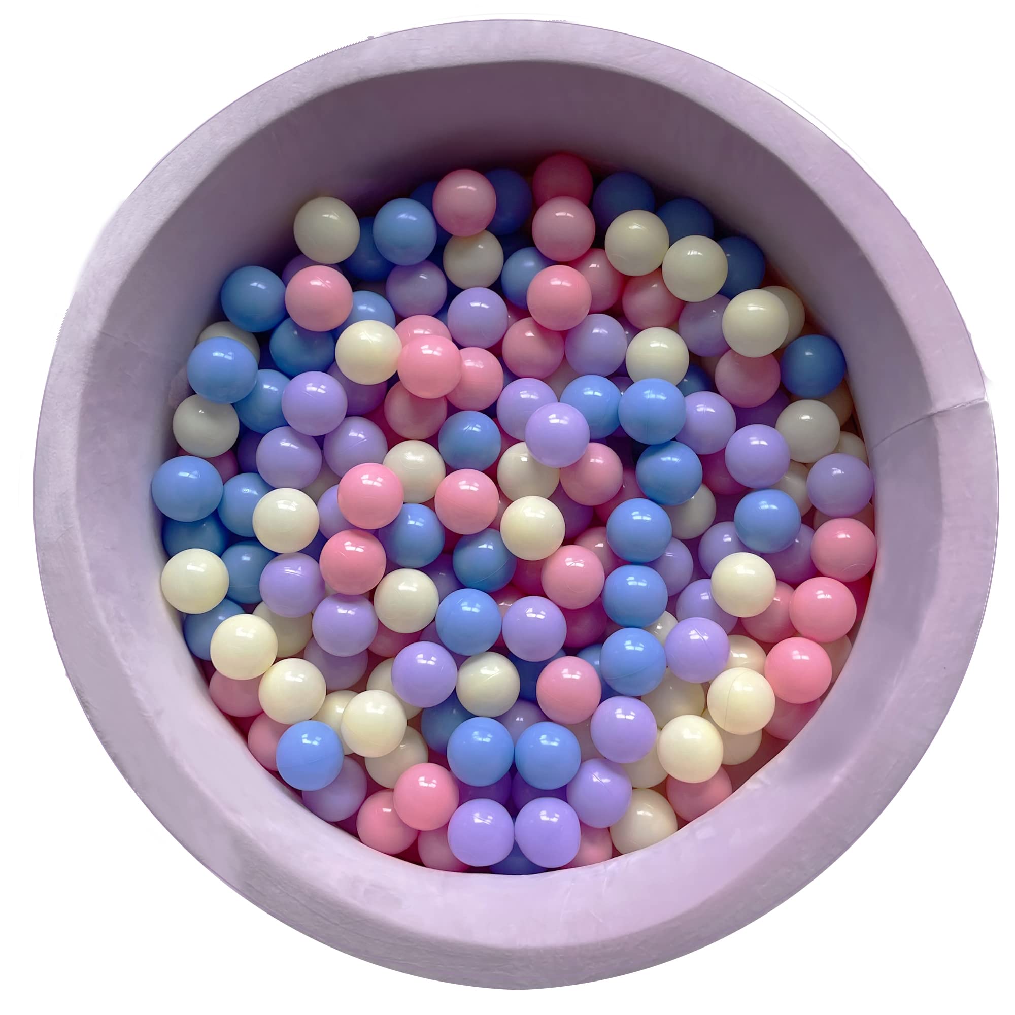 Babies Ball Pit Balls 170 BPA Free Ball Pool Balls for Swim Fun Toys,Non-Toxic Colorful Plastic Play Pit Balls For Baby Ball Pit,Toddlers Kids Birthday Party Decoration Tent Tunnels Pit Balls ( 2.2