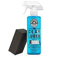 Chemical Guys CLAY_BLOCK_KIT Clay Block V2 and Clay Luber, Clayblock and Clay Super Lube, 16 fl oz