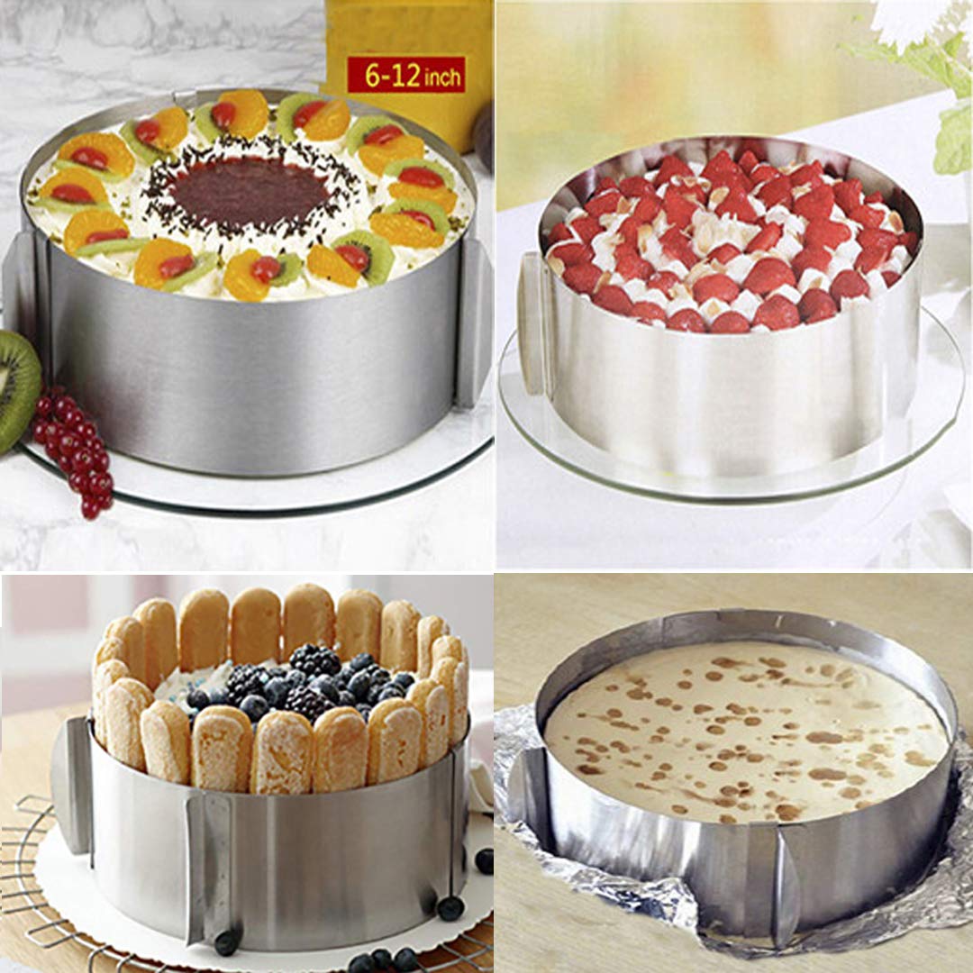 Round Cake Mold, Stainless Steel Cake Mousse Mold, Diameter Cake Ring - Temu