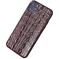 Luxury Brown Phone Back Cover, for iPhone 13 Pro Max (2021) 6.7 Inch Fully Wrapped Business Shockproof Case (Color : Caudal Fin)