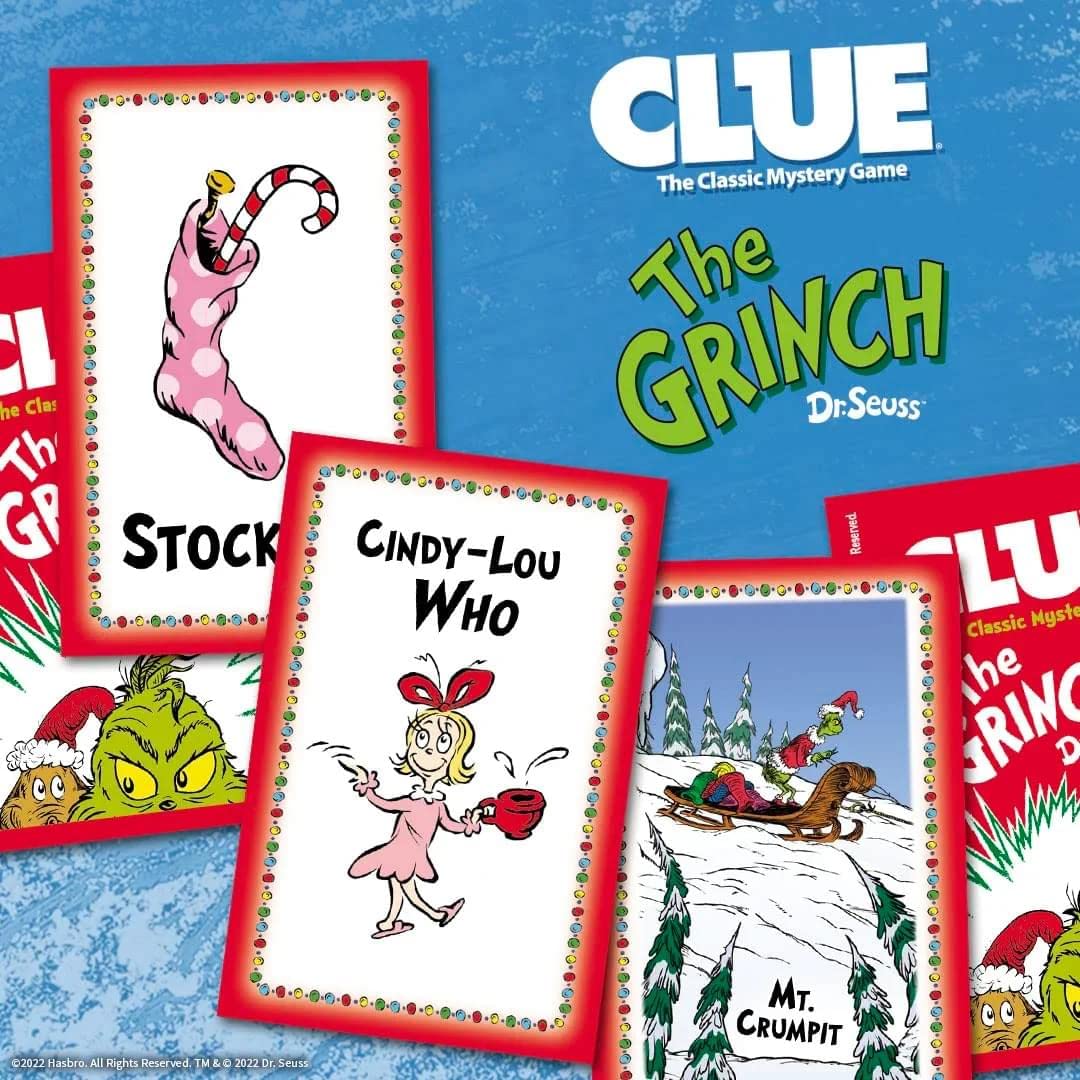 USAOPOLY CLUE: How The Grinch Stole Christmas | Solve The Mystery in This Clue Game