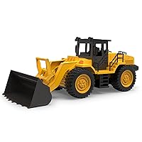 Driven by Battat – Medium Toy Front End Loader – Toy Construction Vehicle for Kids – Movable Parts – Realistic Sounds – Kids 3 Years + – Midrange Front End Loader