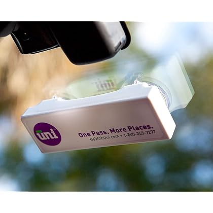 Uni Prepaid Portable Toll Pass, Automatic Payment for Nonstop Travel Through 19 States