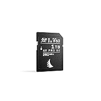 Angelbird - AV PRO SD V60 MK2-1 TB - SDXC UHS-II Memory Card - Widely Compatible - up to 6K - for High-Res Photography, Continuous Mode Shooting and Light Video Production