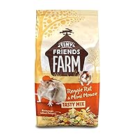 Supreme Tiny Friends Farm Reggie Rat and Mimi Mouse Tasty Mix 2lb