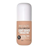 Revlon ColorStay Light Cover Liquid Foundation, Hydrating Longwear Weightless Makeup with SPF 35, Light-Medium Coverage for Blemish, Dark Spots & Uneven Skin Texture, 240 Medium Beige, 1 fl. oz.
