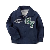 Carter's Little Boys' Jersey-Lined Baseball Jacket, 7 Kids