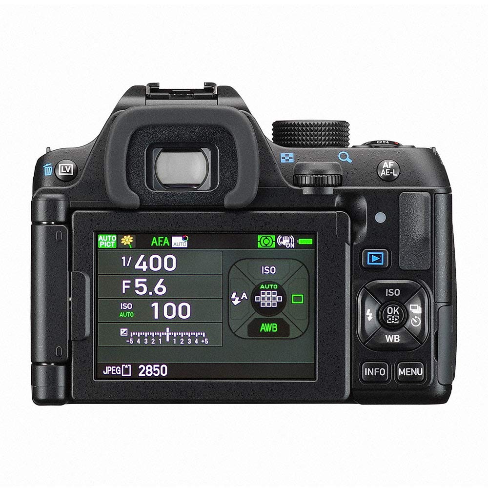 Pentax K-70 Weather-Sealed DSLR Camera with 18-135mm Lens (Black)