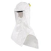 Honeywell Safety Products PRIMAIR 100 Series White Loose-Fitting Hood with Head-Gear for Chemicals/Painting.